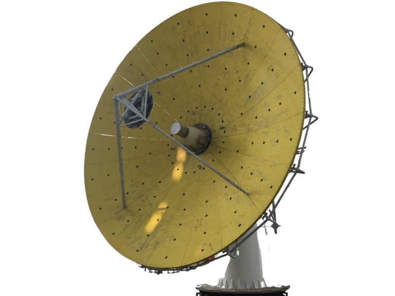 7.3m large satellite dish